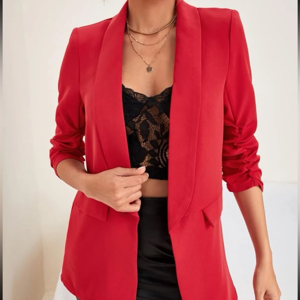 Red blazer